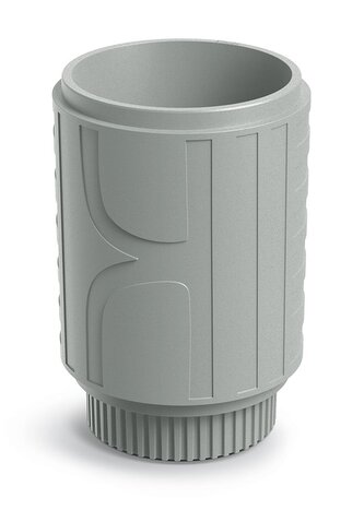 Květináč FOLKA ROUND MIDL 40 cm- barva: betonová šedá