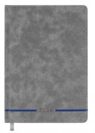 Kalendarz książkowy 2026 A5 szary EASY Kalendarz książkowy 2026 A5 szary EASY