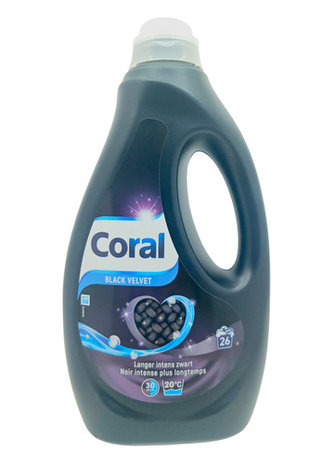 CORAL Płyn do prania 1,17L 26p. Black Velvet