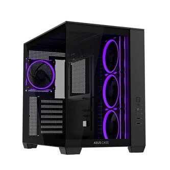 ASUS A32 PLUS BLACK ARGB TG skrinka ATX čierna 4x ARGB fan ASUS A32 PLUS BLACK ARGB TG skrinka ATX čierna 4x ARGB fan