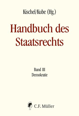 Handbuch des Staatsrechts - Neuausgabe