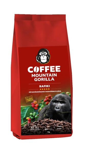 Mountain Gorilla COFFEE Rafiki, espresso směs, 1kg