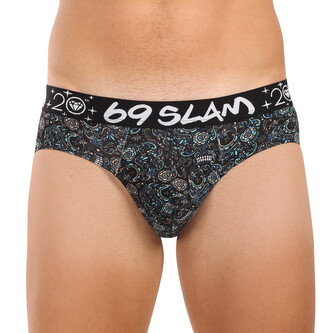 Pánské slipy 69SLAM Andreas hip bamboo SKULLER (MBFSUR-BB) M