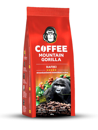 Mountain Gorilla COFFEE Rafiki, espresso směs, 250g