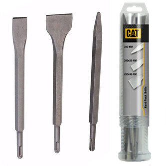 Caterpillar SDS plus sada tří sekáčů