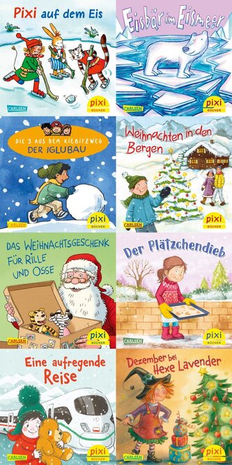 Pixi-Weihnachts-8er-Set 40: Pixi unterm Weihnachtsbaum (8x1 Exemplar), m. 8 Buch
