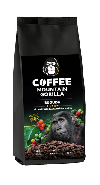 Mountain Gorilla COFFEE Bududa, 100 % arabica, 1kg Mountain Gorilla COFFEE Bududa, 100 % arabica, 1kg