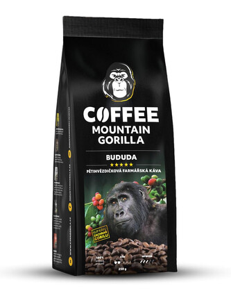 Mountain Gorilla COFFEE Bududa, 100 % arabica, 250g Mountain Gorilla COFFEE Bududa, 100 % arabica, 250g