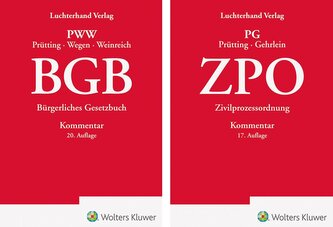 Bundle BGB Kommentar 20. Auflage und ZPO Kommentar 17. Auflage Bundle BGB Kommentar 20. Auflage und ZPO Kommentar 17. Auflage