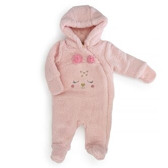 Zimní dívčí kojenecká kombinéza Pidilidi PD1169-03 Pink - 74/80