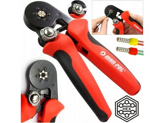 Kleště lisovací na dutinkové konektory 0,25-10mm² MAR-POL