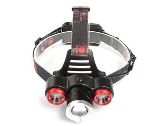 Čelovka (nabíjecí) 3xLED 1xT6+2xQ5 KRAFT&DELE;