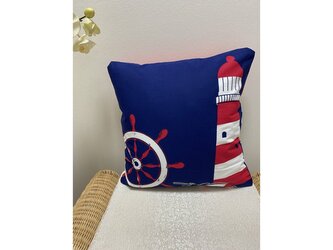 B.E.S. - Petrovice, s.r.o. Bavlněný potah na polštářek 40x40 - vzor Marine Red