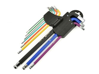 Imbusové klíče 1,5-10mm, 9ks TVARDY