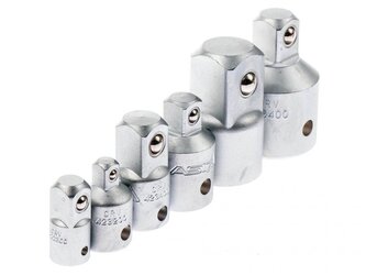 Redukce čtyřhrany 1/4", 3/8", 1/2", 3/4", sada 6 ks - ASTA