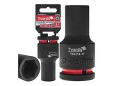 Rázová nástrčná hlavice prodloužená 3/4", 17 mm, CrMo - TVARDY