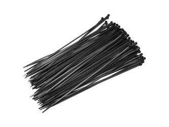 Stahovací pásky na vodiče 3.6x370mm 100 ks UV BLACK Stahovací pásky na vodiče 3.6x370mm 100 ks UV BLACK