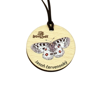 Lesní svět Dřevěná medaile masiv - Jasoň