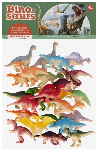 Dinozaury figurki 24 szt. MEGA CREATIVE 571874 Dinozaury figurki 24 szt. MEGA CREATIVE 571874