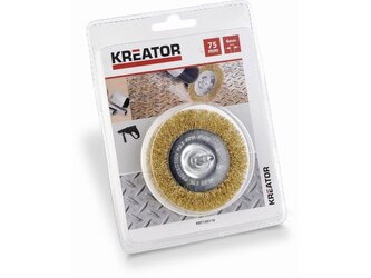 KRT150110 - Brusný měděný kartáč 75mm KREATOR