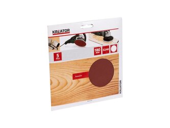 KRT231559 5x Brusný papír 180 mm G240 KREATOR