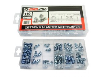 Mazací hlavice (metrický závit), sada 110ks MAR-POL