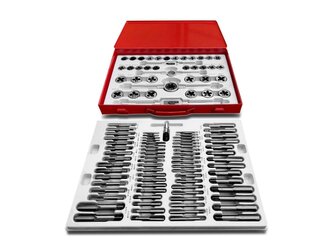 Sada závitníků a závitových oček 110ks KRAFT&DELE;