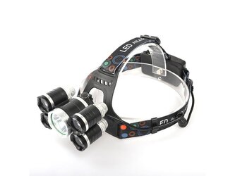 Čelovka (nabíjecí) 5xLED 1xT6 + 4xQ5 KRAFT&DELE;