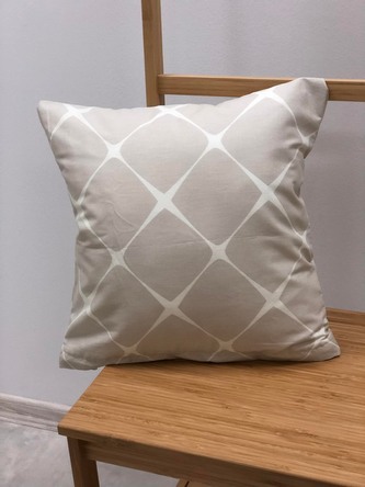 B.E.S. - Petrovice, s.r.o. Bavlněný potah na polštářek 40x40 - vzor Adria Beige