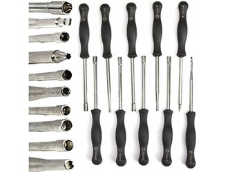 Sada 10ks klíčů k seřízení karburátorů v pouzdře MAR-POL