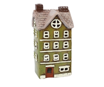 Keramický domeček na čajovou svíčku Dann A, 22,5 cm