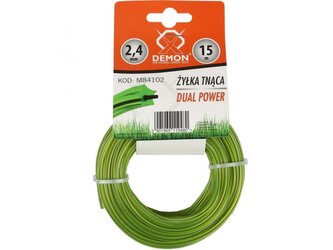 Struna zesílená, hvězdicový profil, 15m, 2,4mm DEMON