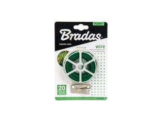 Zahradnický drát, poplastovaný s odřezávačem 20m