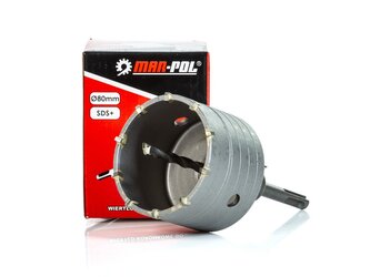 Korunkový vrták do zdi 80mm x 90mm, SDS+ MAR-POL
