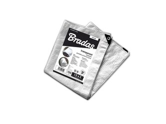 Transparentní plachta zakrývací, vyztužená LENO CRISTAL 3 x 3m, 100g