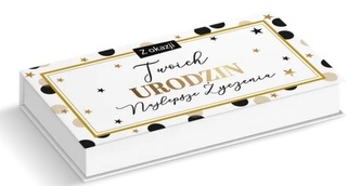 Pudełko ozdobne urodziny, kropki 18x9cm PD-31