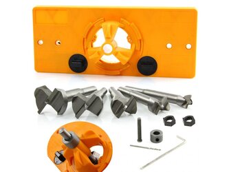 Šablona pro vrtání otvorů pro závěsy(panty) dveří, 15-35mm MAR-POL