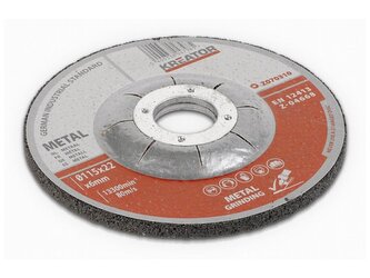 KRT070310 Brusný kotouč Ocel 115x6,0x22mm 2+1 (3ks) KREATOR