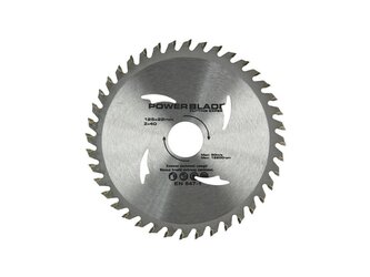 Kotouč pilový s SK plátky (vidiový), 125x40Tx22,2mm POWER BLADE