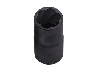 Hlavice na povolení poškozených pojistných šroubů, 1/2", 17 mm - QUATROS