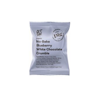 Tyčinka ovesná nepečená s bílou čokoládou a borůvkami 35 g BIO Tyčinka ovesná nepečená s bílou čokoládou a borůvkami 35 g BIO