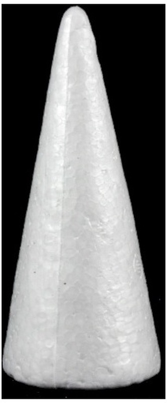 Stożek styropianowy BST-50. Rozmiar 50 cm, Aliga