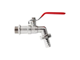 Ventil zahradní, vstup 1/2", výstup 3/4" + hadičník 1/2" - GEKO