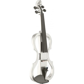 Stagg EVN X-4/4 WH, elektrické housle s pouzdrem a sluchátky, bílé Stagg EVN X-4/4 WH, elektrické housle s pouzdrem a sluchátky, bílé