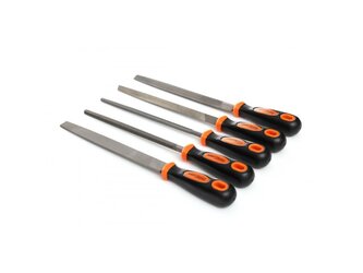 Sada pilníků na železo 5 ks 200mm KRAFT&DELE;