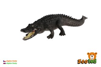 Aligátor čínský zooted plast 19cm Aligátor čínský zooted plast 19cm