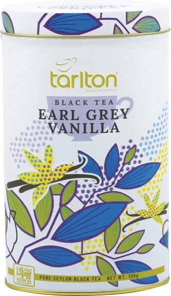 TARLTON Black Earl Grey Vanilla plech 100g TARLTON Black Earl Grey Vanilla plech 100g