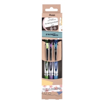 Pentel (Japan) Sada energelů s dekorační páskou