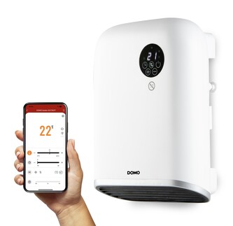 Elektrické topení do koupelny s WIFI - DOMO DO7357F, Příkon: 2 100 W, Krytí: IP24, Wi-Fi, dálkový ovladač, ECO funkce