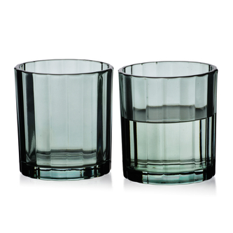 ELISE STRIPES Komplet 4 szklanek 310ml 8x8x9 cm